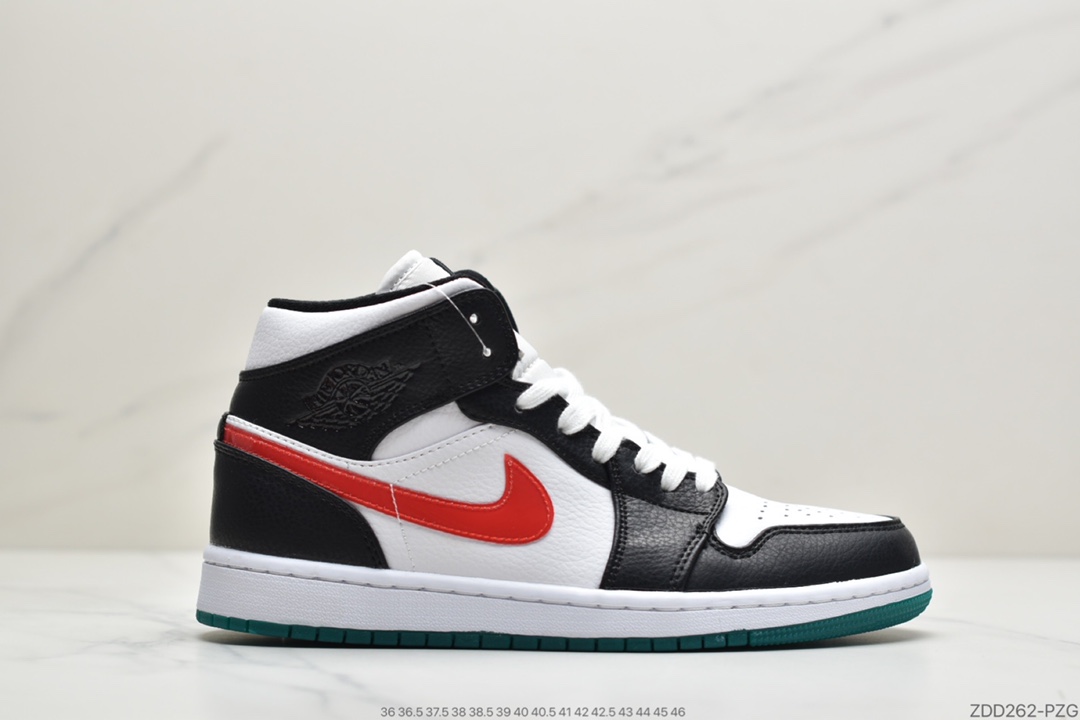 240 公司级Air Jordan 1 Mid AJ1乔1中邦休闲板鞋554724-113