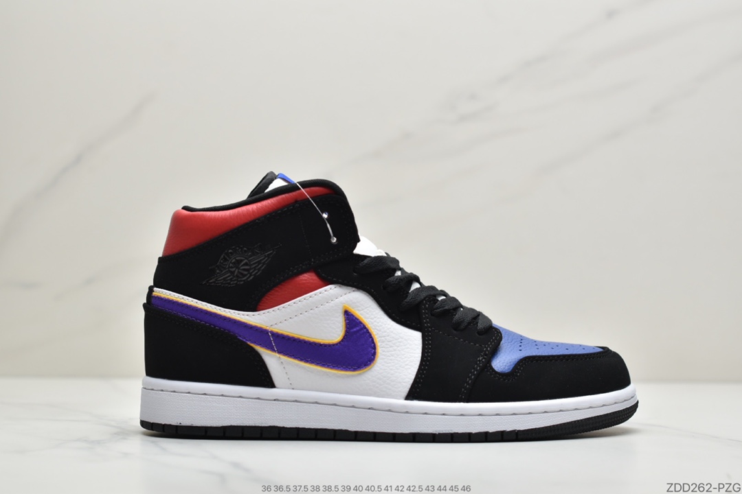 240 公司级Air Jordan 1 Mid AJ1乔1中邦休闲板鞋554724-113