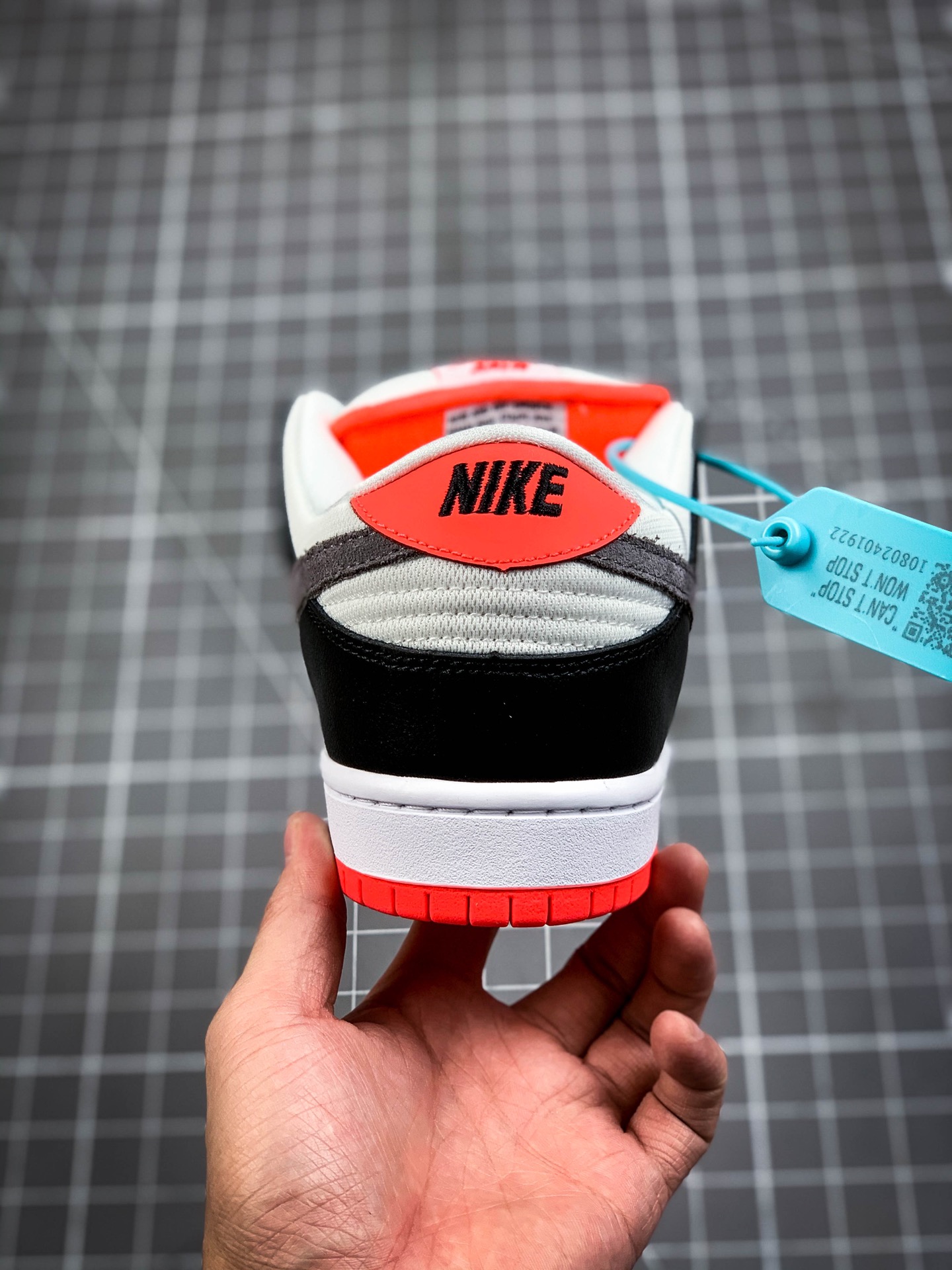 240 Nike SB Dunk Low Pro”Infrared”扣篮系列低帮休闲运动滑板板鞋“红外线灰橙”CD2563-004