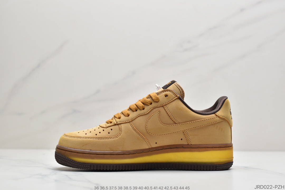 220 公司级耐克Nike Air Force 1 Low Retro SP ”Wheat Mocha” 摩卡麂皮小麦 空军一号低帮休闲板鞋DC7504-700