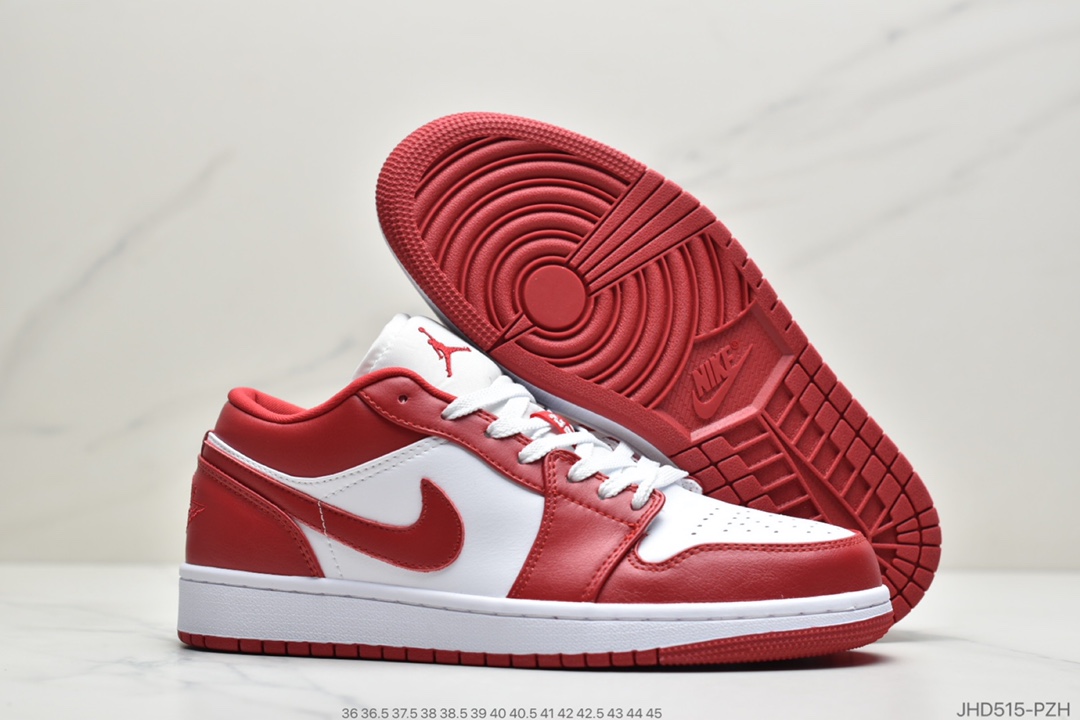 190 公司级乔丹Air Jordan 1 Low Gym Red 体育红 芝加哥 553558-611