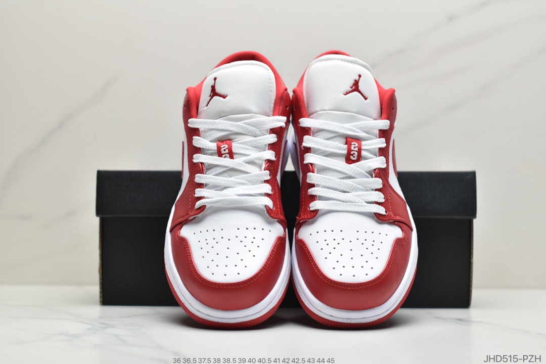 190 公司级乔丹Air Jordan 1 Low Gym Red 体育红 芝加哥 553558-611