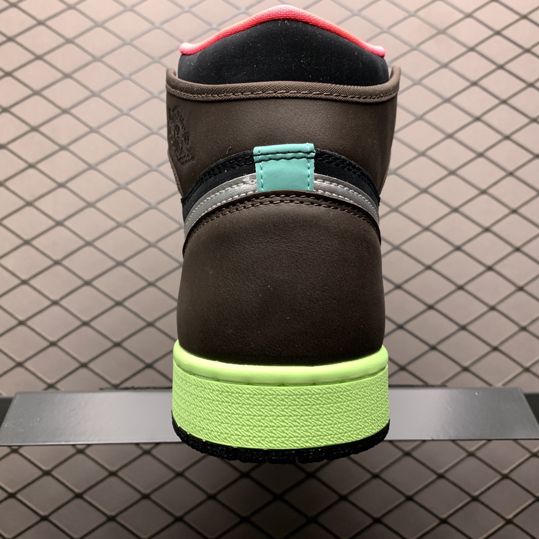 450 纯原版本 AirJordan 1 Retro  ”Bio Hack” AJ1乔1 彩色拼接 555088-201