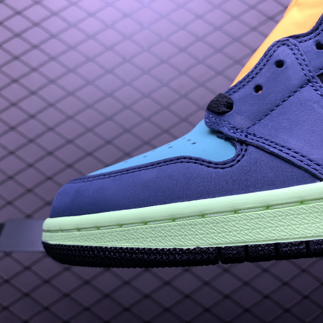 450 纯原版本 AirJordan 1 Retro  ”Bio Hack” AJ1乔1 彩色拼接 555088-201