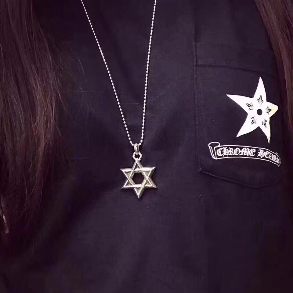 Chrome Hearts 开版 认准独家拍摄 MZ【新品上架】𝐂𝐡𝐫𝐨𝐦𝐞 𝐡𝐞𝐚𝐫𝐭𝐬 克罗心六芒星项链