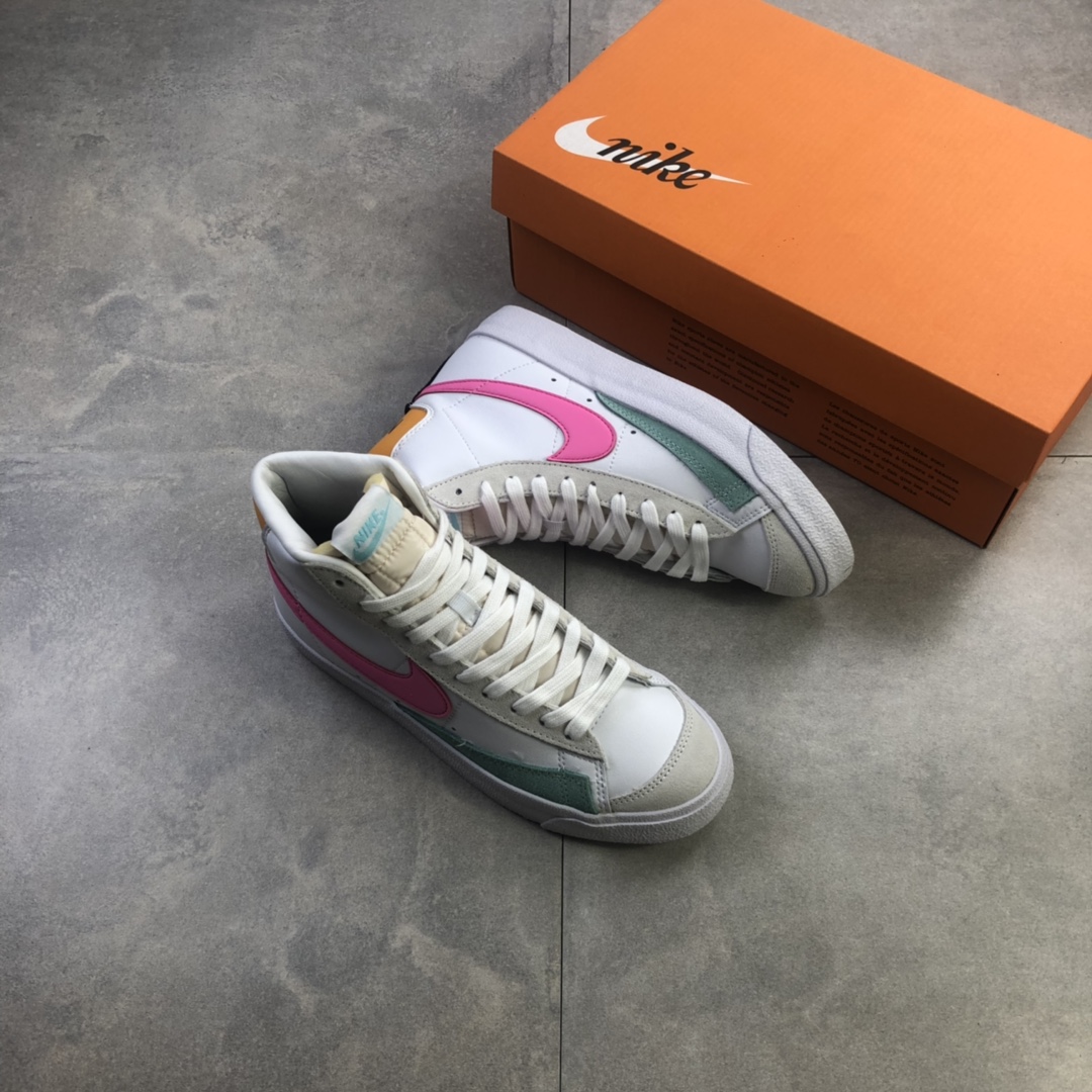 200 Nike Blazer Mid Vintage'77 白蓝粉DA4295-100