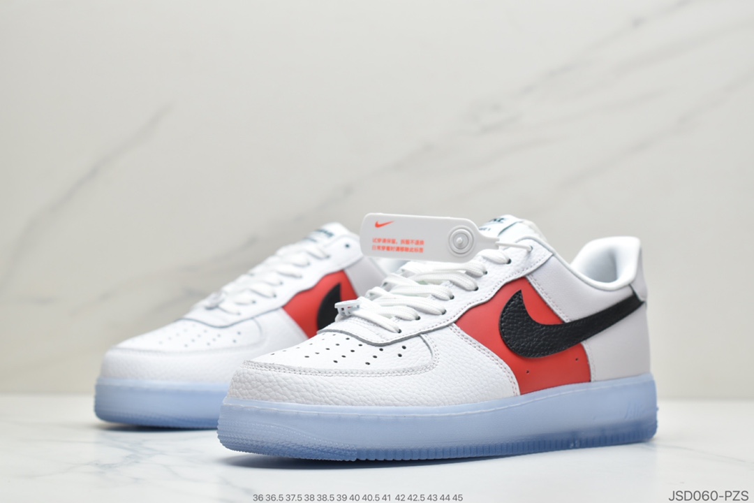 200 公司级耐克Nike Air Force 1 '07 Lv8 ”空军一号红冰蓝 CT2295-110