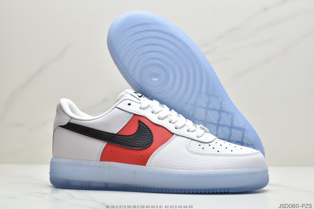 200 公司级耐克Nike Air Force 1 '07 Lv8 ”空军一号红冰蓝 CT2295-110