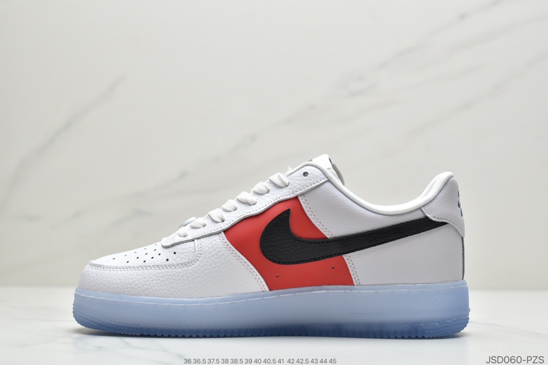 200 公司级耐克Nike Air Force 1 '07 Lv8 ”空军一号红冰蓝 CT2295-110