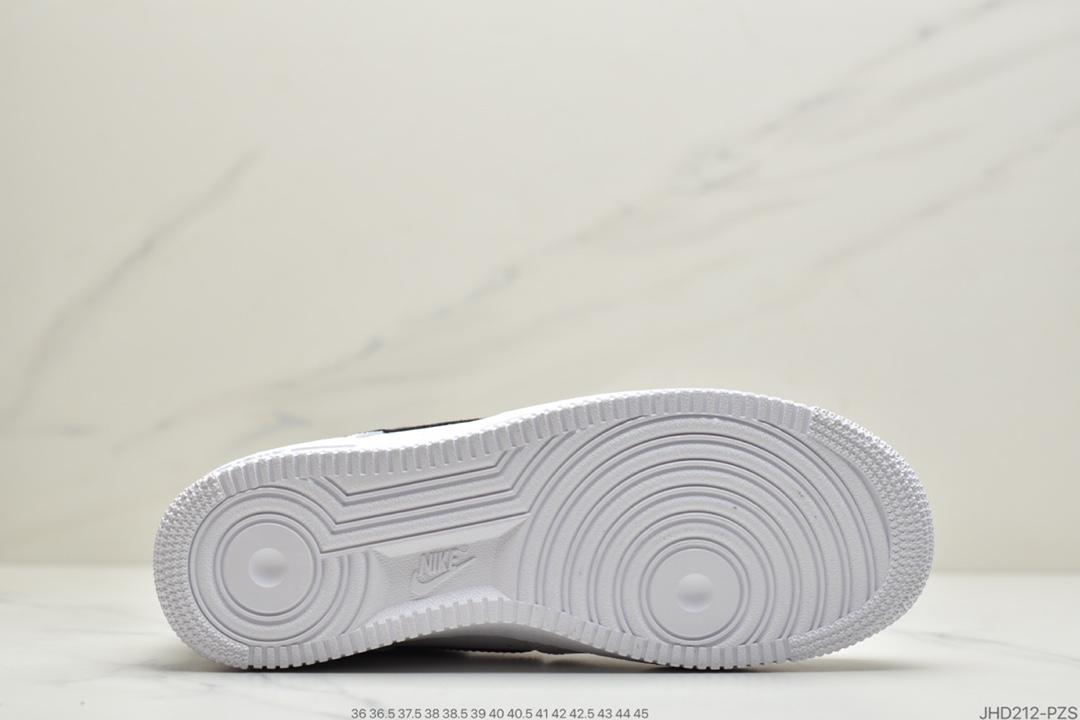 190 公司级耐克Nike Air Force 1 白红3M反光空军一号低帮百搭休闲运动板鞋CT2296-100