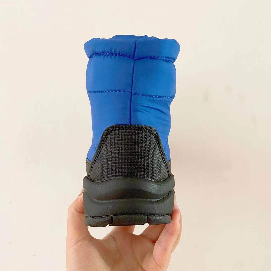 图片[5]-北面高帮儿童雪地靴 尺码：24-39码 让宝贝的脚丫穿上羽绒服，超级暖和宝贝再也不怕冷到脚了❤️防滑耐磨大底✔️内里高帮加绒加厚，保暖舒适❄️-选品中心