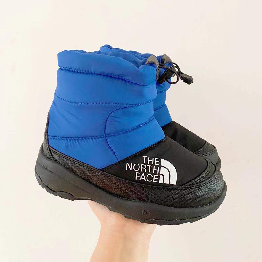 图片[9]-北面高帮儿童雪地靴 尺码：24-39码 让宝贝的脚丫穿上羽绒服，超级暖和宝贝再也不怕冷到脚了❤️防滑耐磨大底✔️内里高帮加绒加厚，保暖舒适❄️-选品中心