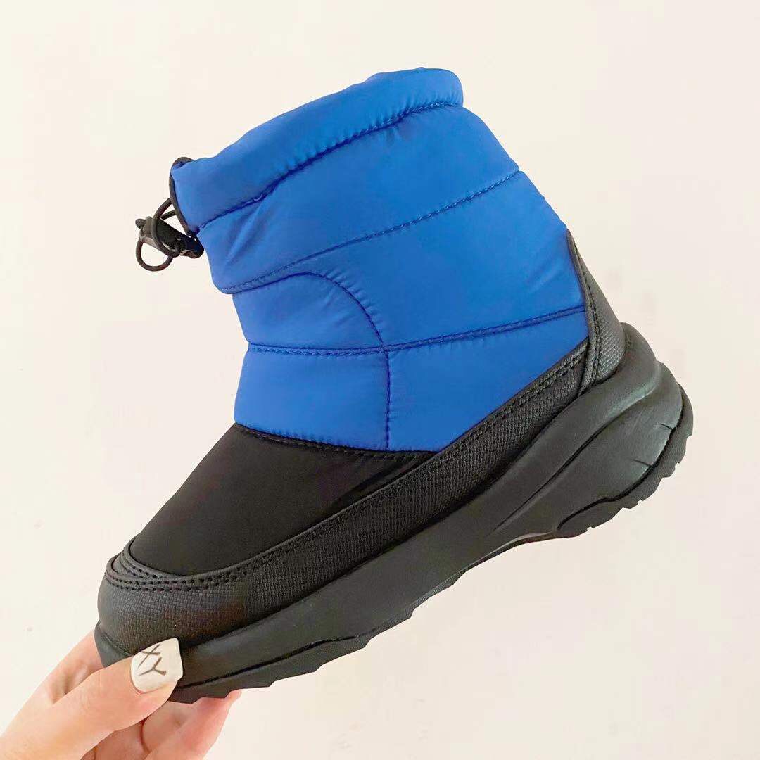 图片[3]-北面高帮儿童雪地靴 尺码：24-39码 让宝贝的脚丫穿上羽绒服，超级暖和宝贝再也不怕冷到脚了❤️防滑耐磨大底✔️内里高帮加绒加厚，保暖舒适❄️-选品中心