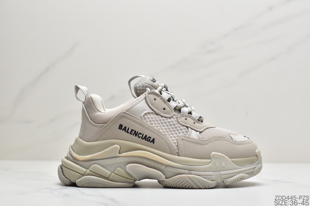 220 Balenciaga Triple-S Sneaker 时装复古厚底 姥爷鞋656686 W06G0 1001