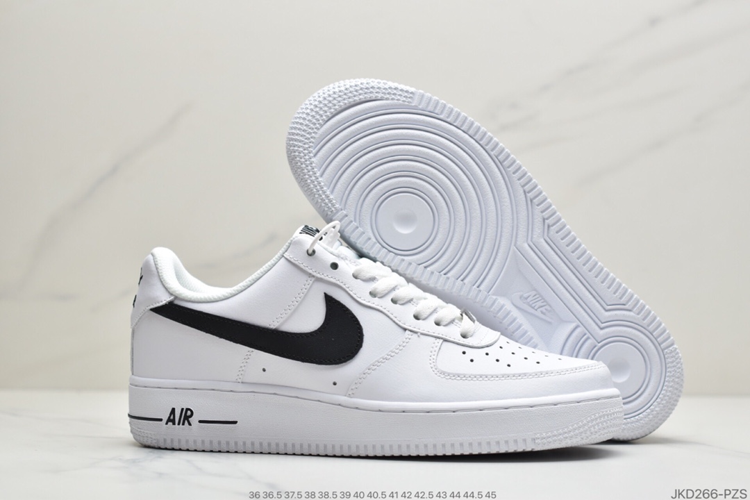 160 公司级 耐克Nike Air Force 1 ”White Black”白黑空军一号低帮 CJ0952-100