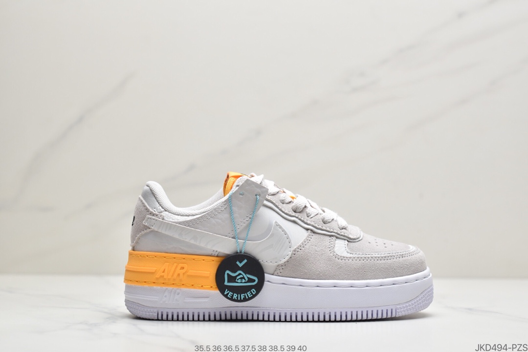 160 公司级NIKE/耐克 Air Force 1 Shadow 空军一号 “马卡龙新配色“ DA4291-100