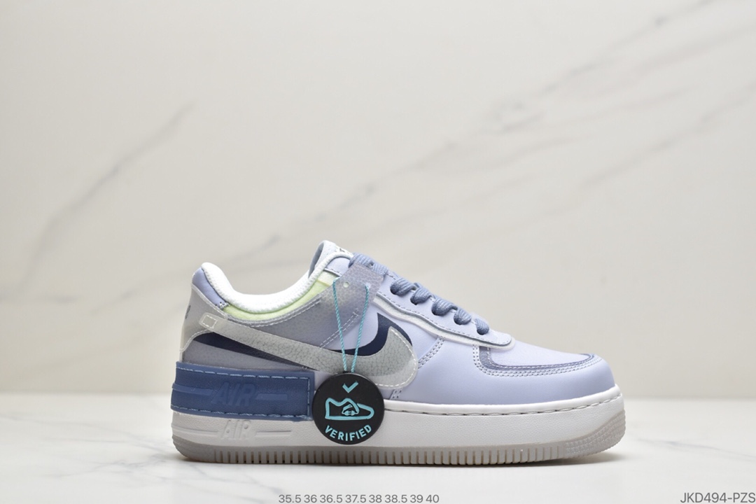 160 公司级NIKE/耐克 Air Force 1 Shadow 空军一号 “马卡龙新配色“ DA4291-100
