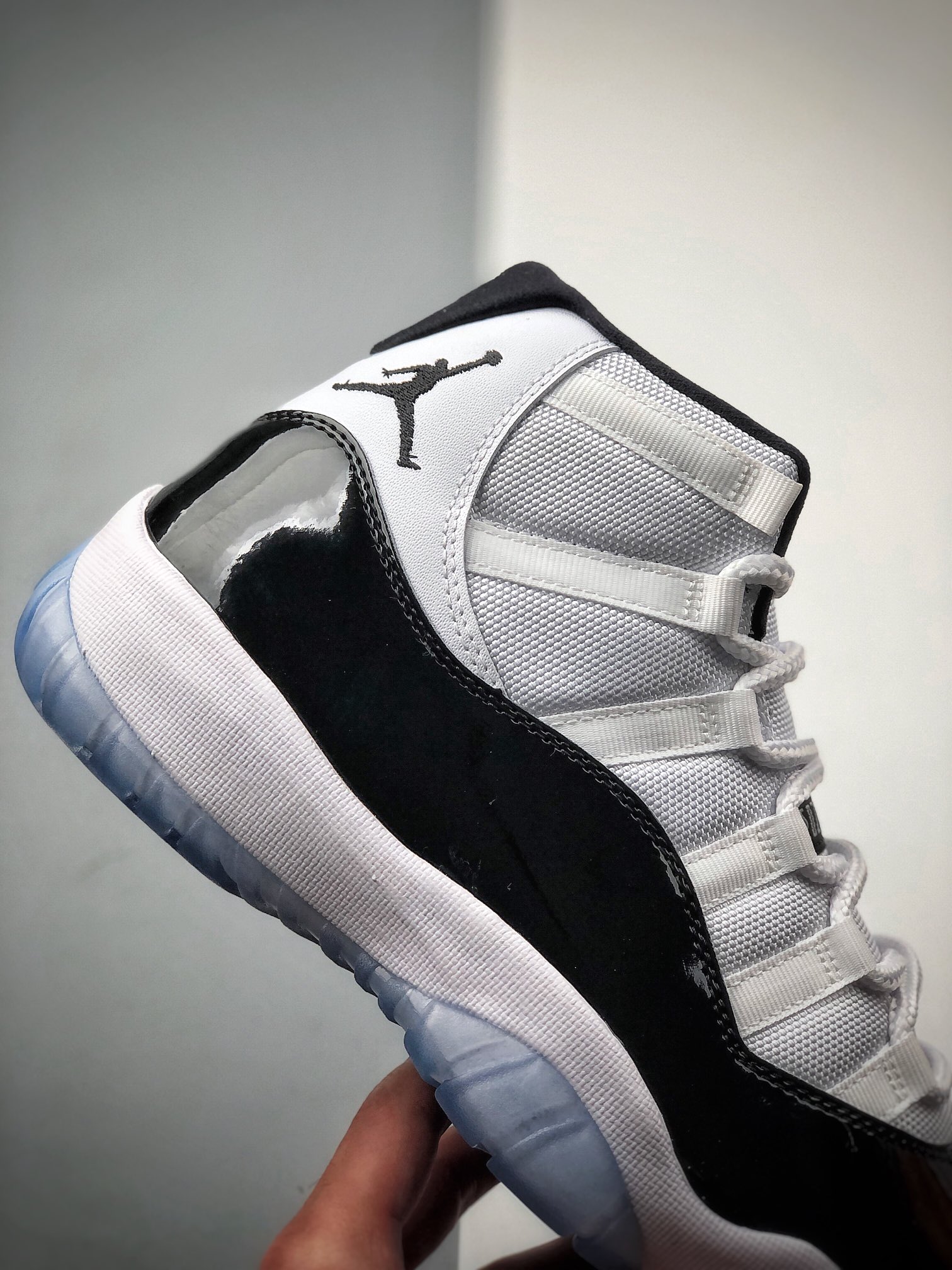420 纯原级  Air Jordan 11Concord aj11康扣黑白 复刻高帮男鞋 378037-100