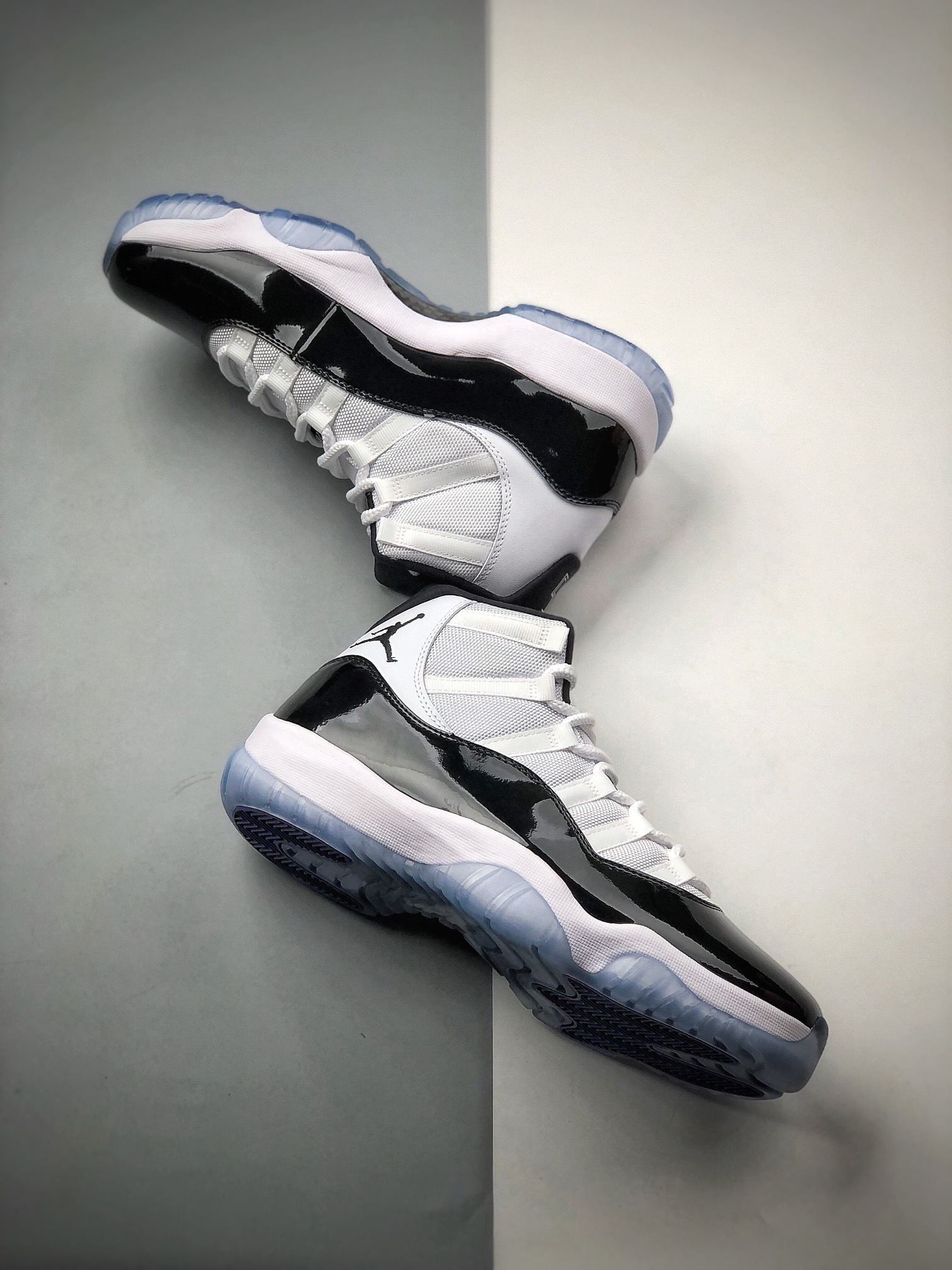 420 纯原级  Air Jordan 11Concord aj11康扣黑白 复刻高帮男鞋 378037-100