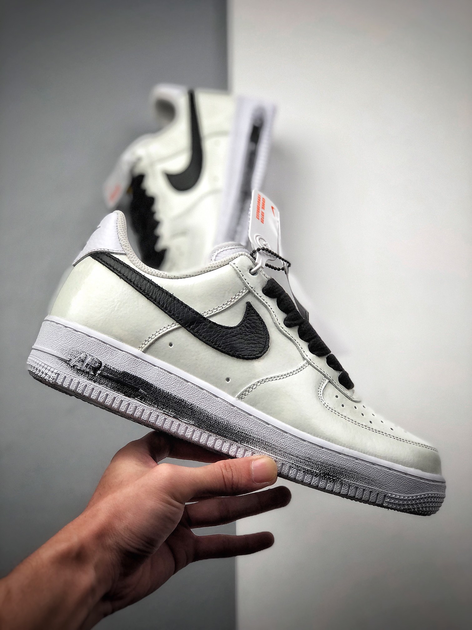 400 PEACEMINUSONE x Nike Air Force 1 '07 Low ”白黑”空军低帮经典百搭休闲运动板鞋DD322-100