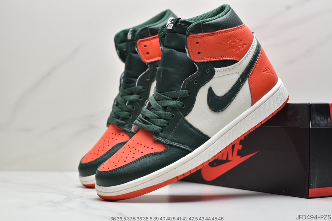 180 aj1 乔丹1代 乔1 乔丹1代高帮系列fragment x Air Jordan 1在 OFF-WHITE x Air Jordan 1 555088-101