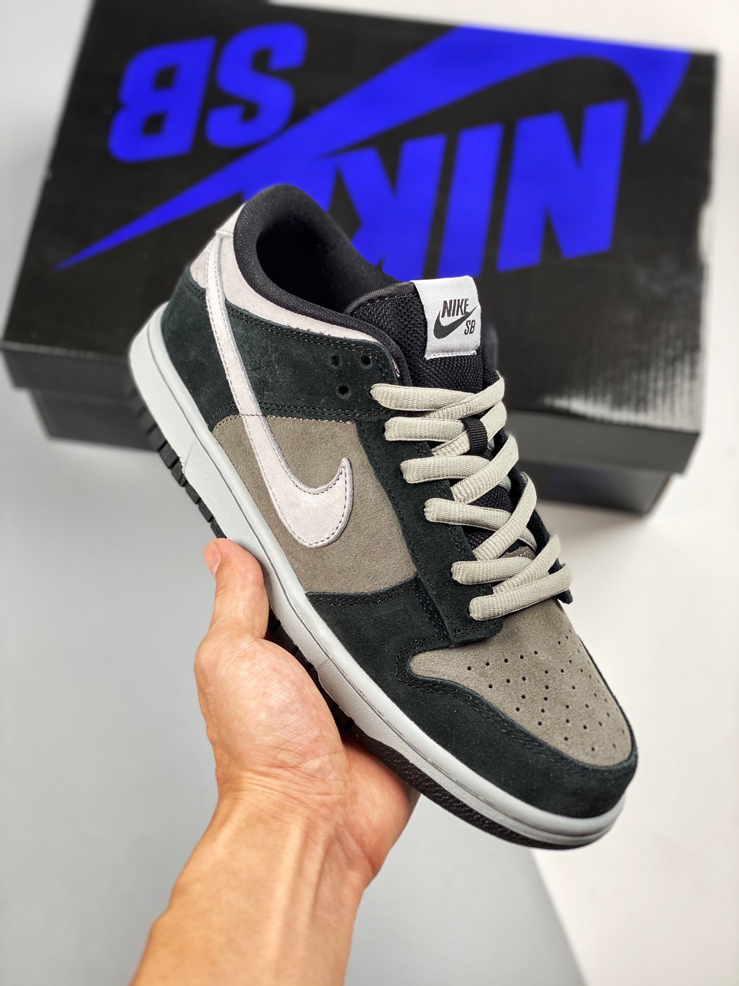 Nike SB Dunk Low Prm gris carbón oscuro zapatillas de skate casuales de moda N.º de artículo: DH7913-001 Tall…