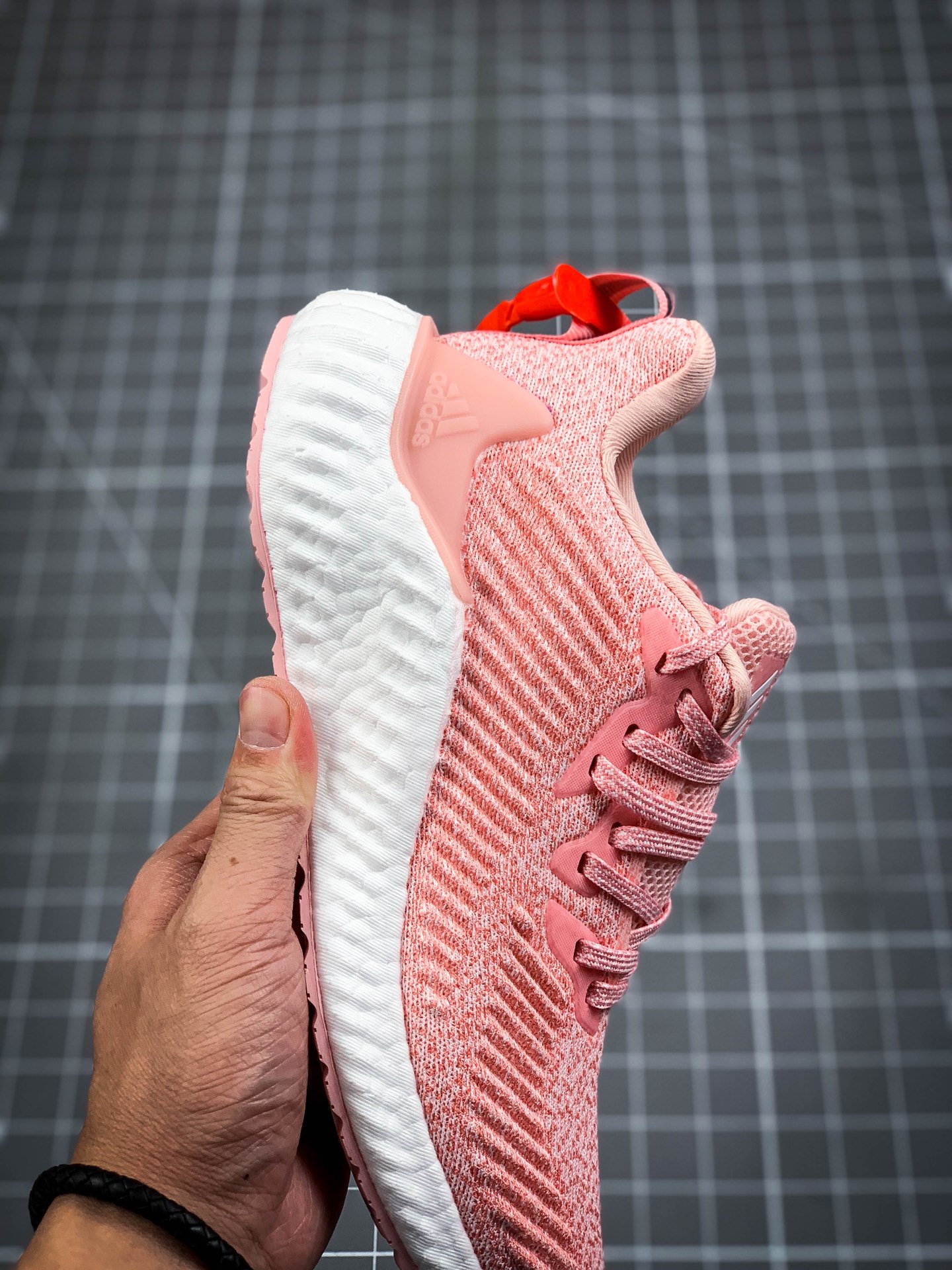 200 Adidas 阿迪达斯 AlphaBounce  Boost 阿尔法爆米花大底休闲跑步鞋 EF1285