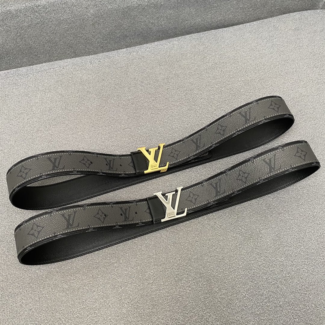 sell Online
 Louis Vuitton Belts Splicing Men Calfskin Canvas Cowhide