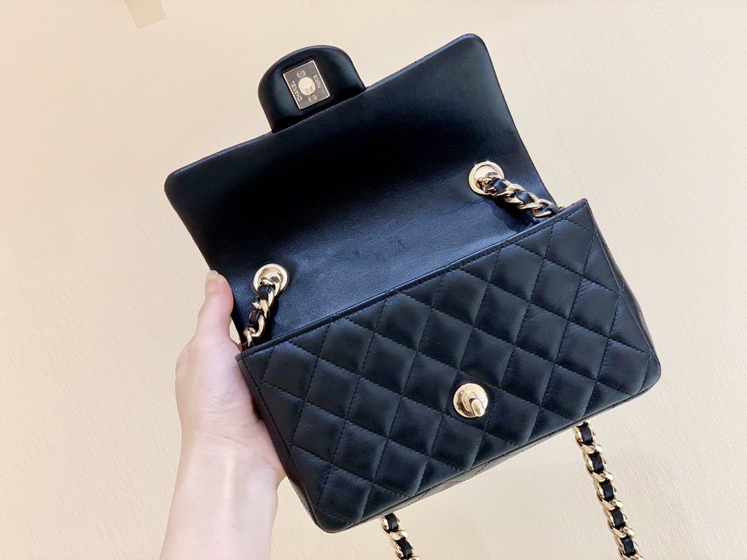 Chanel 2021年春夏度假新款镂空山茶花CF20单肩斜挎包 AS2326