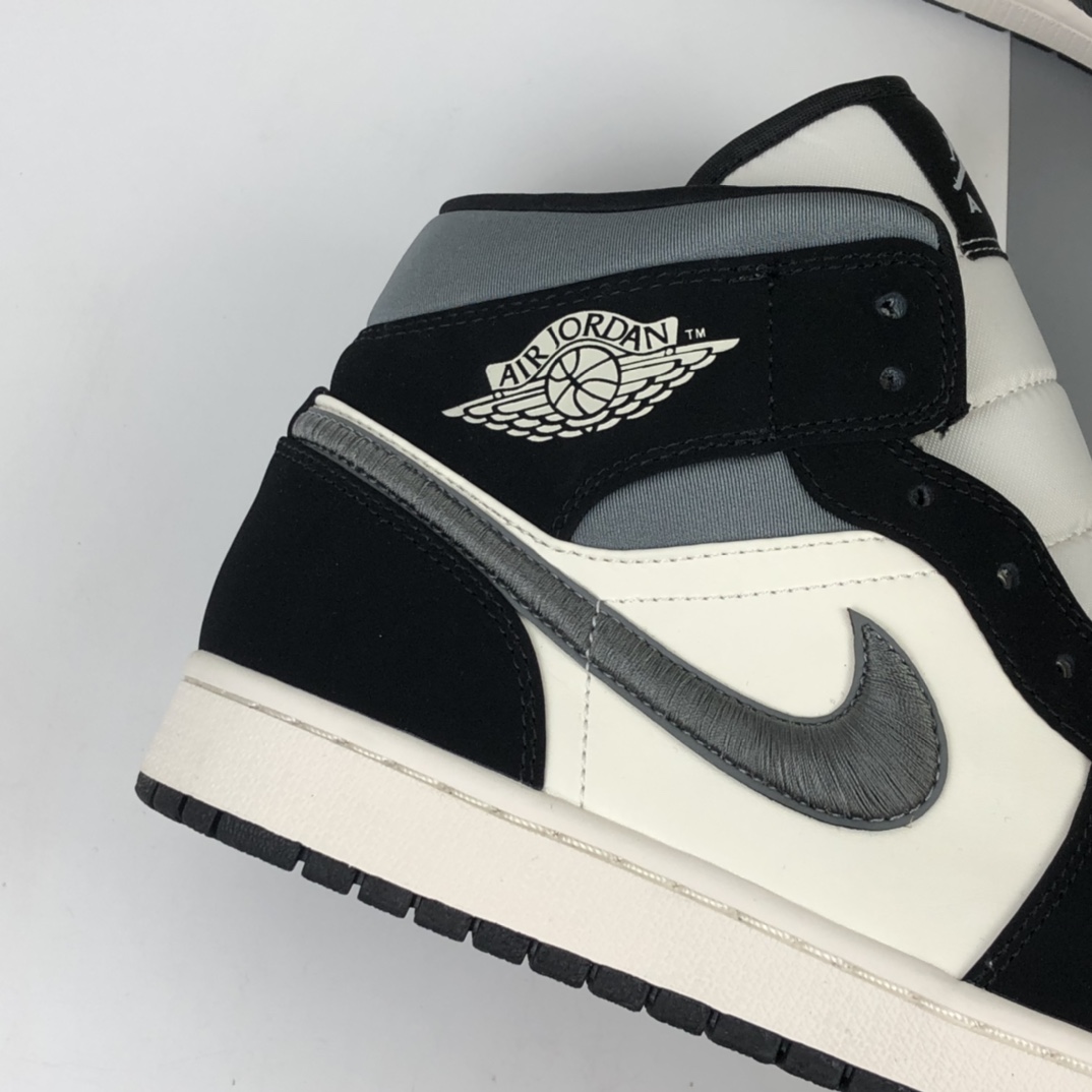 260  Air Jordan 1 Mid AJ1 乔1 中帮百搭休闲运动板鞋 852542-011