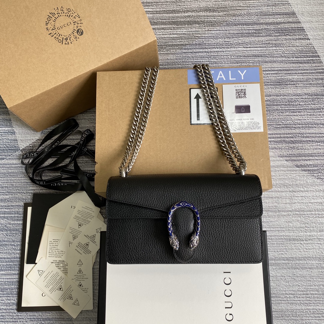 GUCCI Dionysus сумка с цепочкой, черная