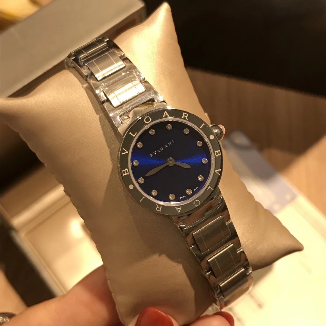 Bvlgari Bogli Mini Watch: White Shell, Rose Gold, Sapphire Lenses, Steel-Free Steel - 图片 2