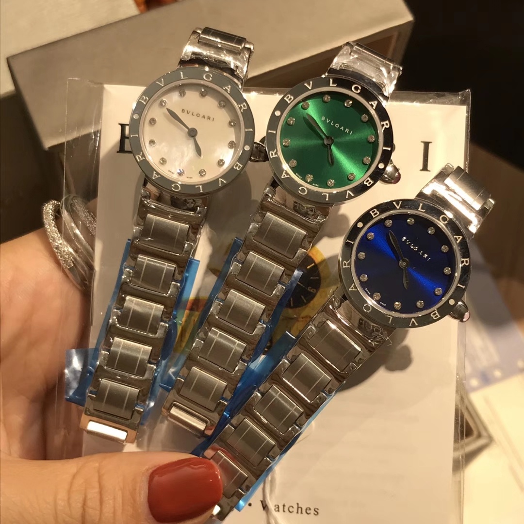Bvlgari Bogli Mini Watch: White Shell, Rose Gold, Sapphire Lenses, Steel-Free Steel - 图片 6