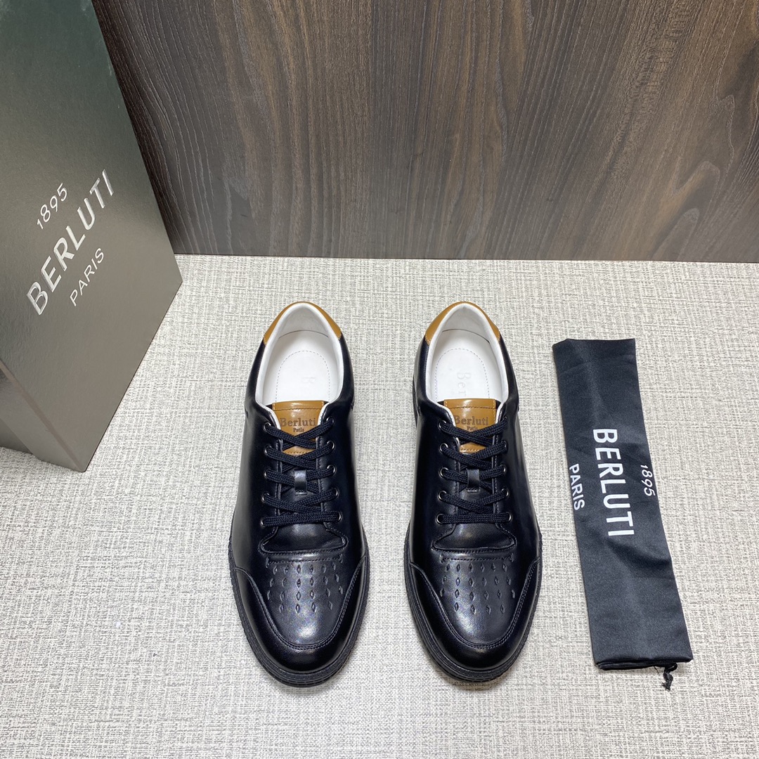 💋 💍 新色 BERLU** 布鲁提 PLAYTIME PALERMO 男款运动板鞋  鞋面上手工缝有间