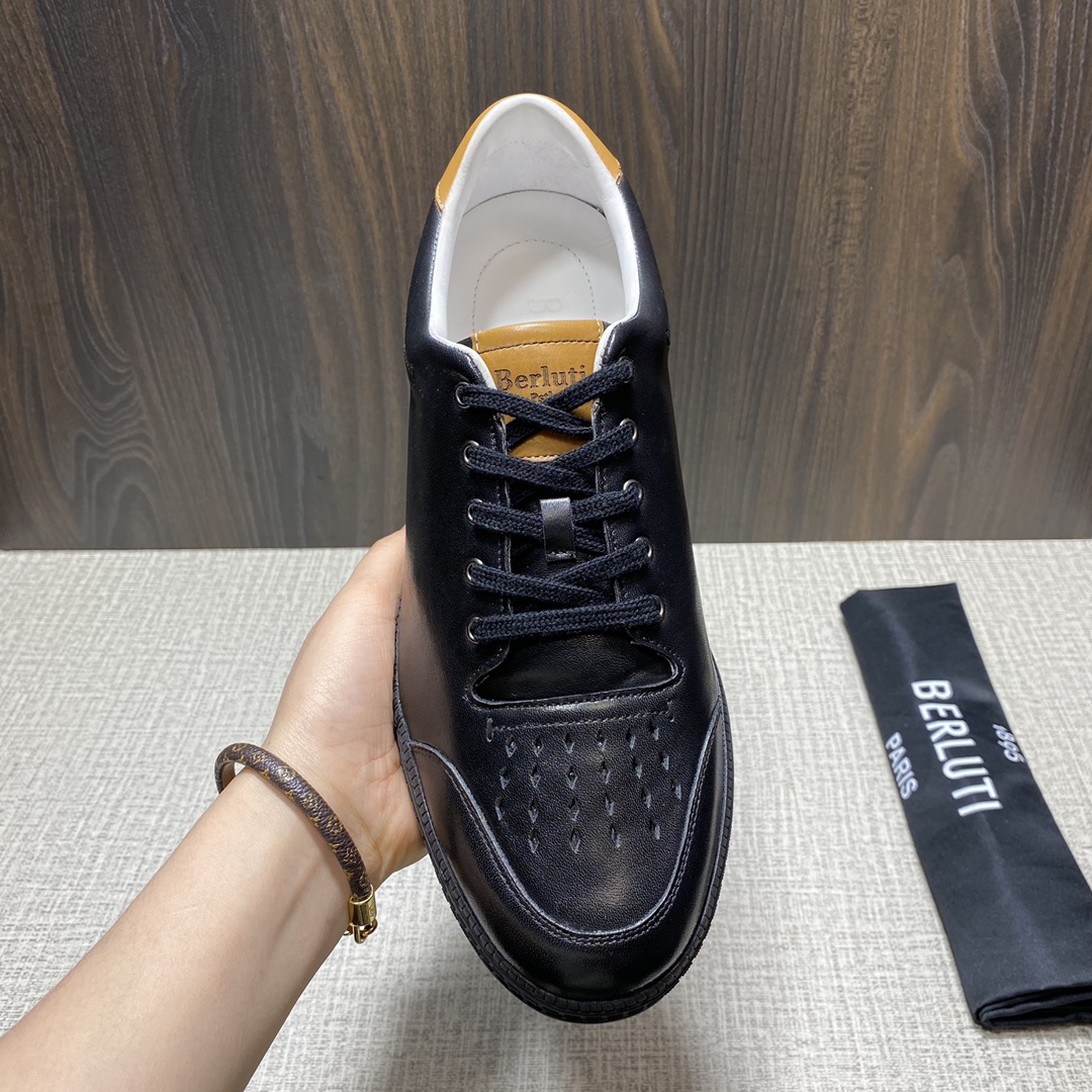 💋 💍 新色 BERLU** 布鲁提 PLAYTIME PALERMO 男款运动板鞋  鞋面上手工缝有间