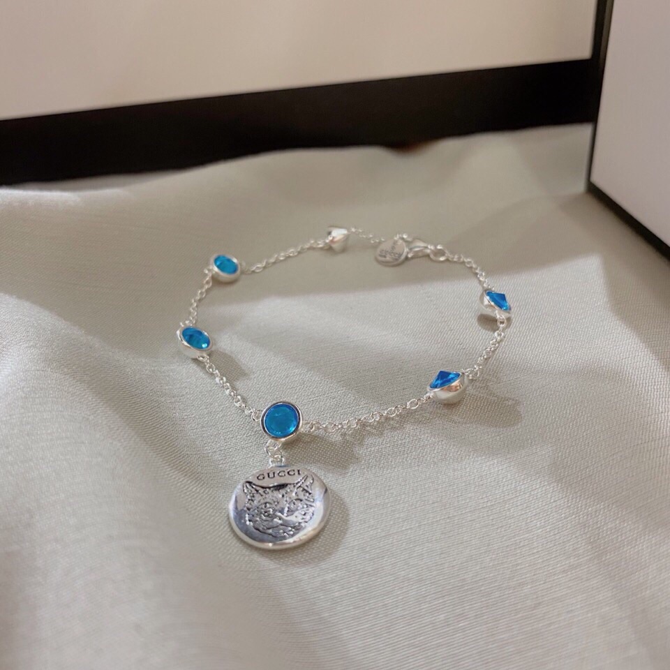 NO:102986,Gucci Gucci sterling silver love fearless cat face round couple bracelet size 20cm adjustable number S0033, Gucci bracelet, gucci, gucci, bracelet, pure silver19860909Gucci古驰纯银爱无畏猫脸圆形情侣手链 尺寸20cm可调节 编号S0033,古驰手链,gucci,gucci,bracelet,pure silver,Jewelry