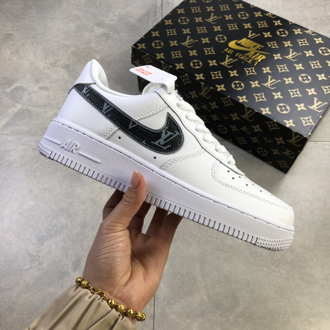 180 耐克 Nike Air Force 1 Low x Louis Vuitton 路易威登联名印花 AR7719-101