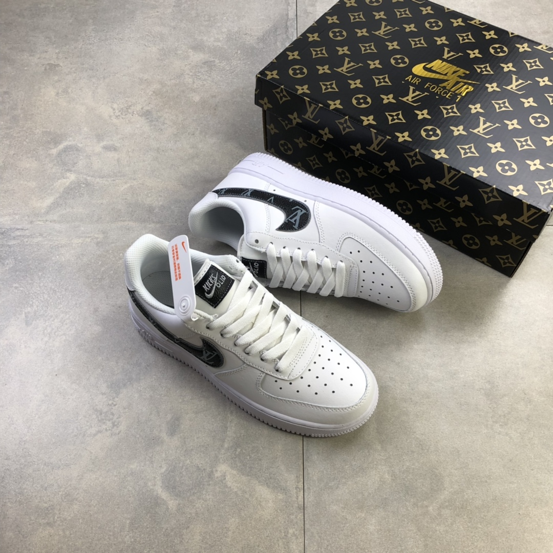 180 耐克 Nike Air Force 1 Low x Louis Vuitton 路易威登联名印花 AR7719-101