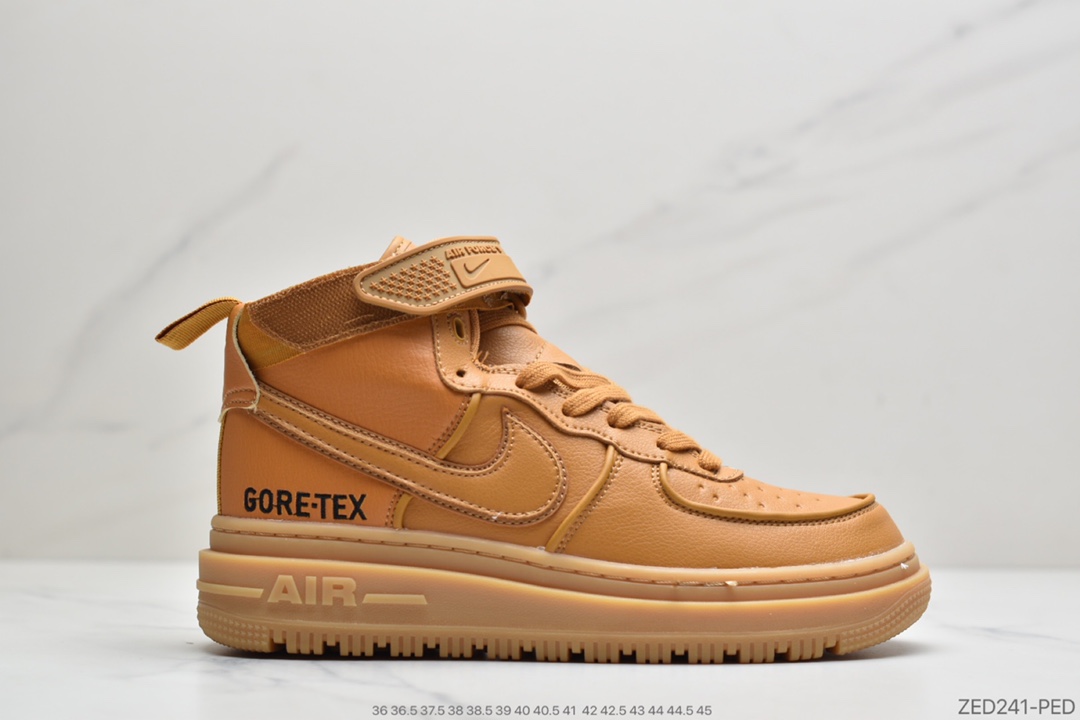 260 公司级耐克Nike Air Force 1 Gore-Tex Boot“ Wheat”整双鞋采用小麦色主打CT2815-200