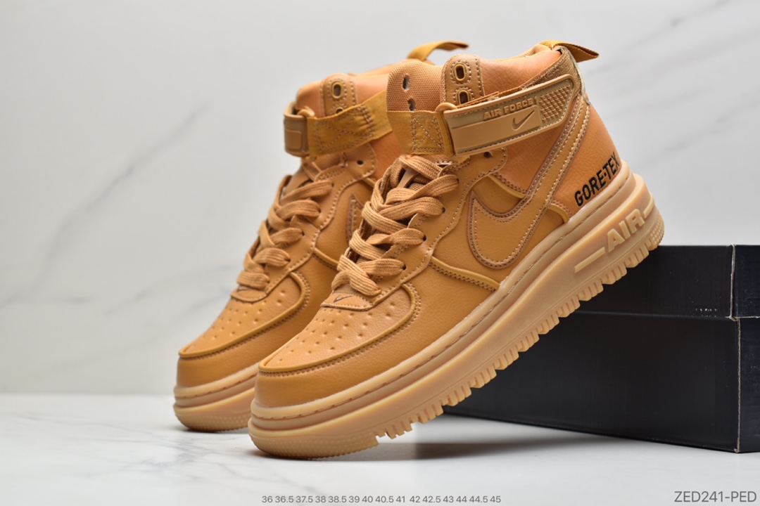 260 公司级耐克Nike Air Force 1 Gore-Tex Boot“ Wheat”整双鞋采用小麦色主打CT2815-200