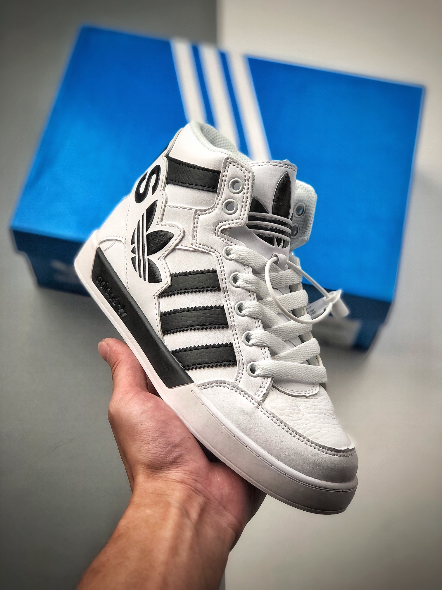 200 HARDCOURT HI BIG LOGO 大三叶草高帮板鞋 CM8068