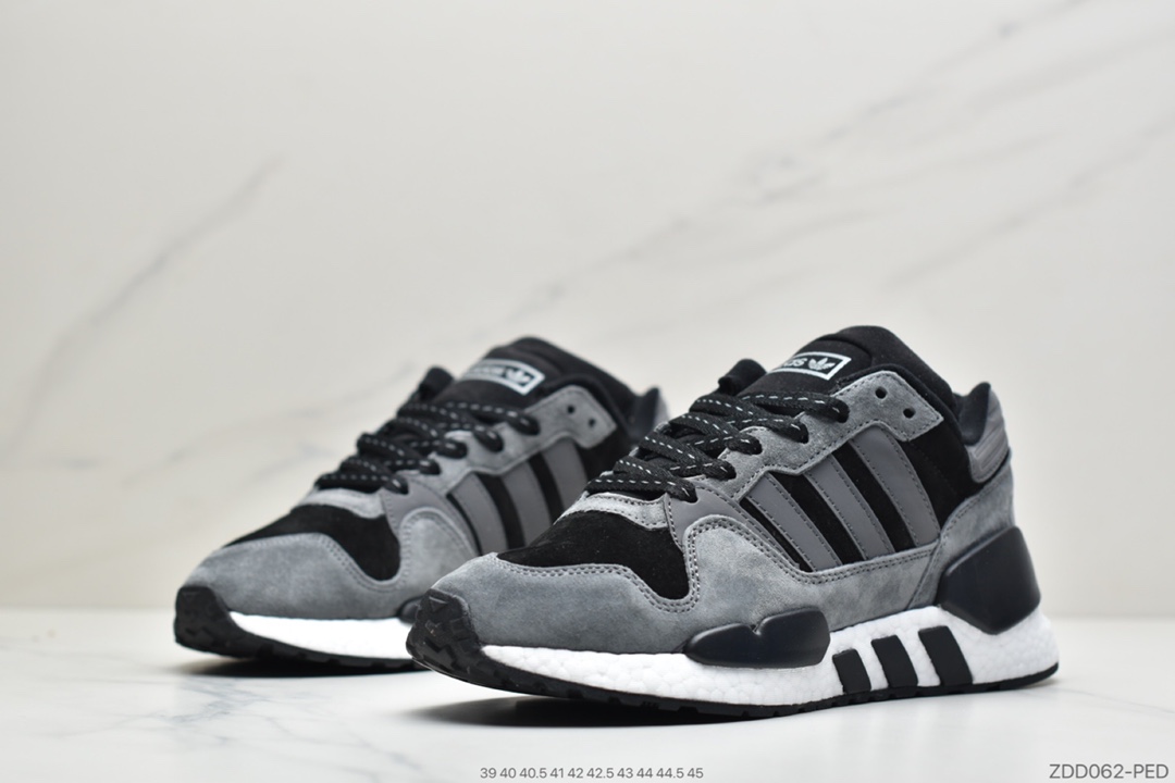 220 公司级阿迪达斯Adidas Zx 930 x Eqt 全掌Boost爆米花三叶草复古跑鞋  G26755