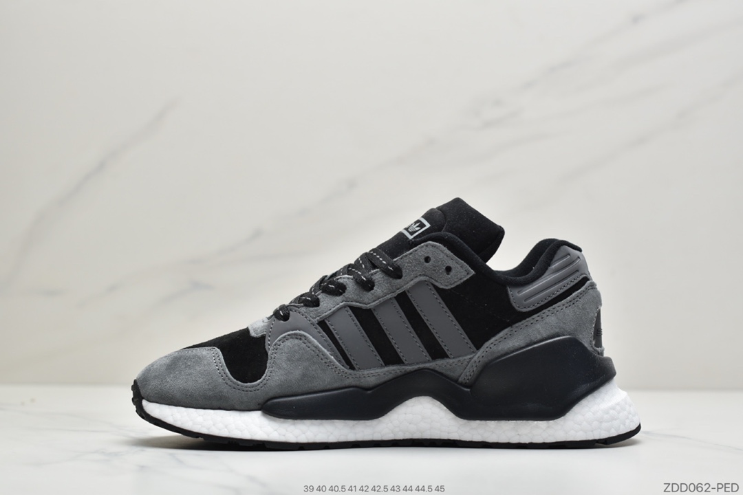 220 公司级阿迪达斯Adidas Zx 930 x Eqt 全掌Boost爆米花三叶草复古跑鞋  G26755