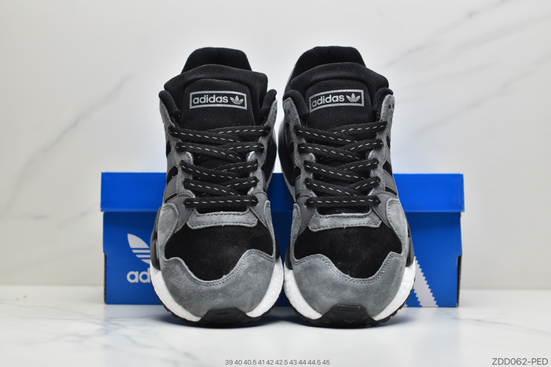 220 公司级阿迪达斯Adidas Zx 930 x Eqt 全掌Boost爆米花三叶草复古跑鞋  G26755