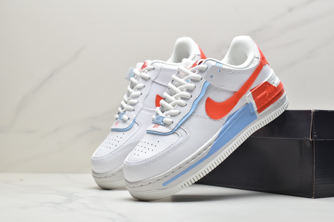 160 公司级NIKE耐克 Air Force 1 Shadow 空军一号 “马卡龙新配色“DA4291-100