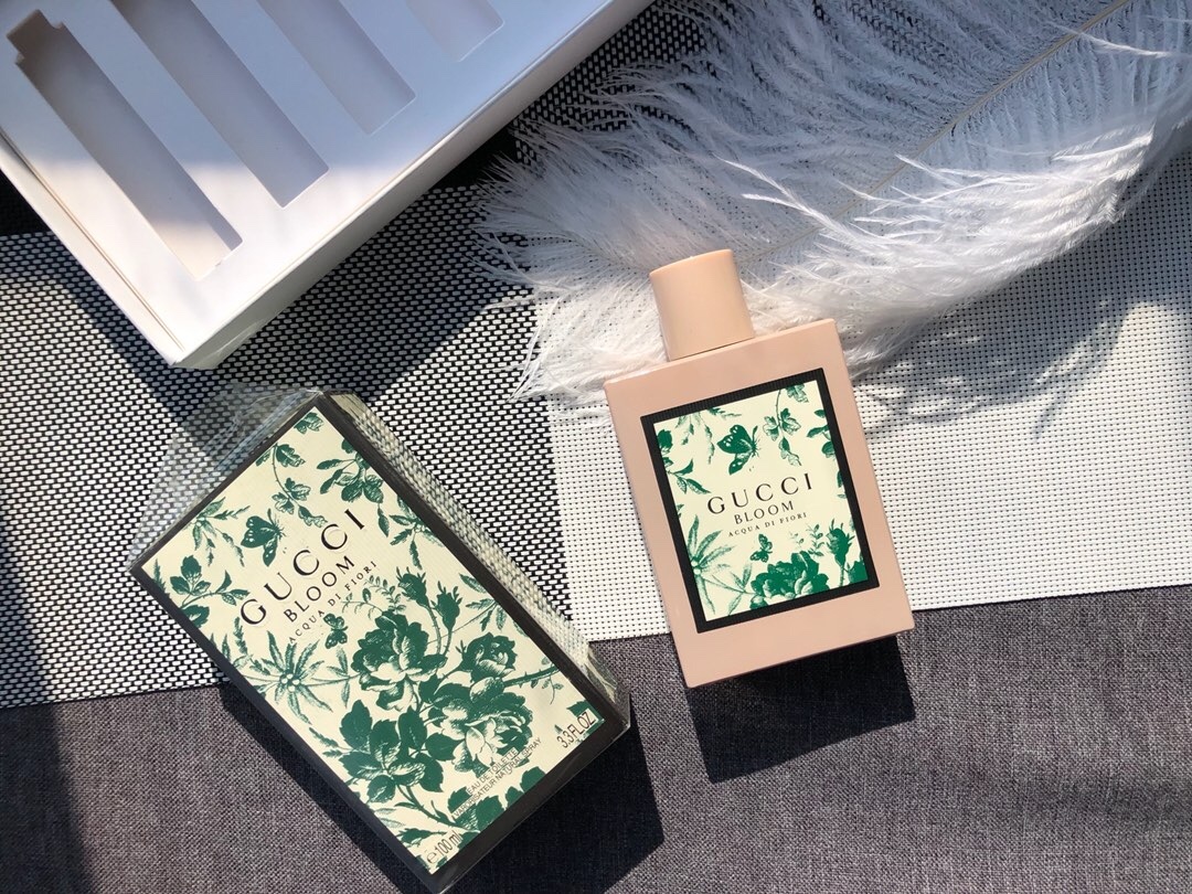 专柜品质古驰 Gucci Bloom绿色繁花之水女士香水50ml 5