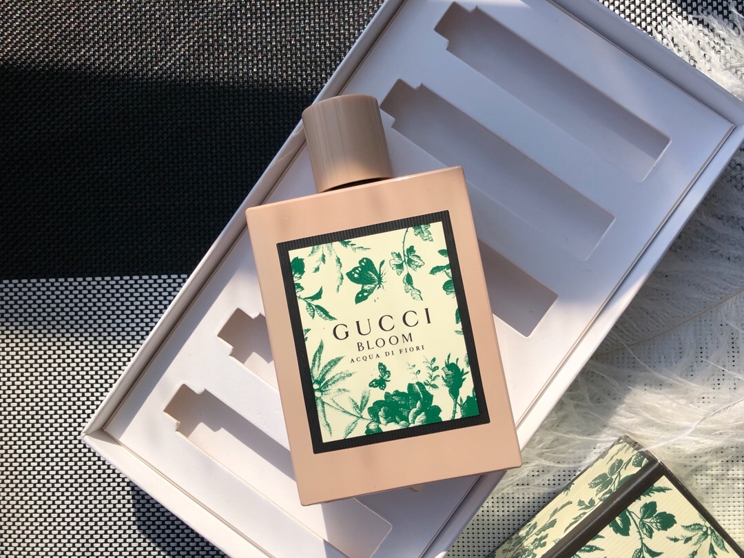 专柜品质古驰 Gucci Bloom绿色繁花之水女士香水50ml 6