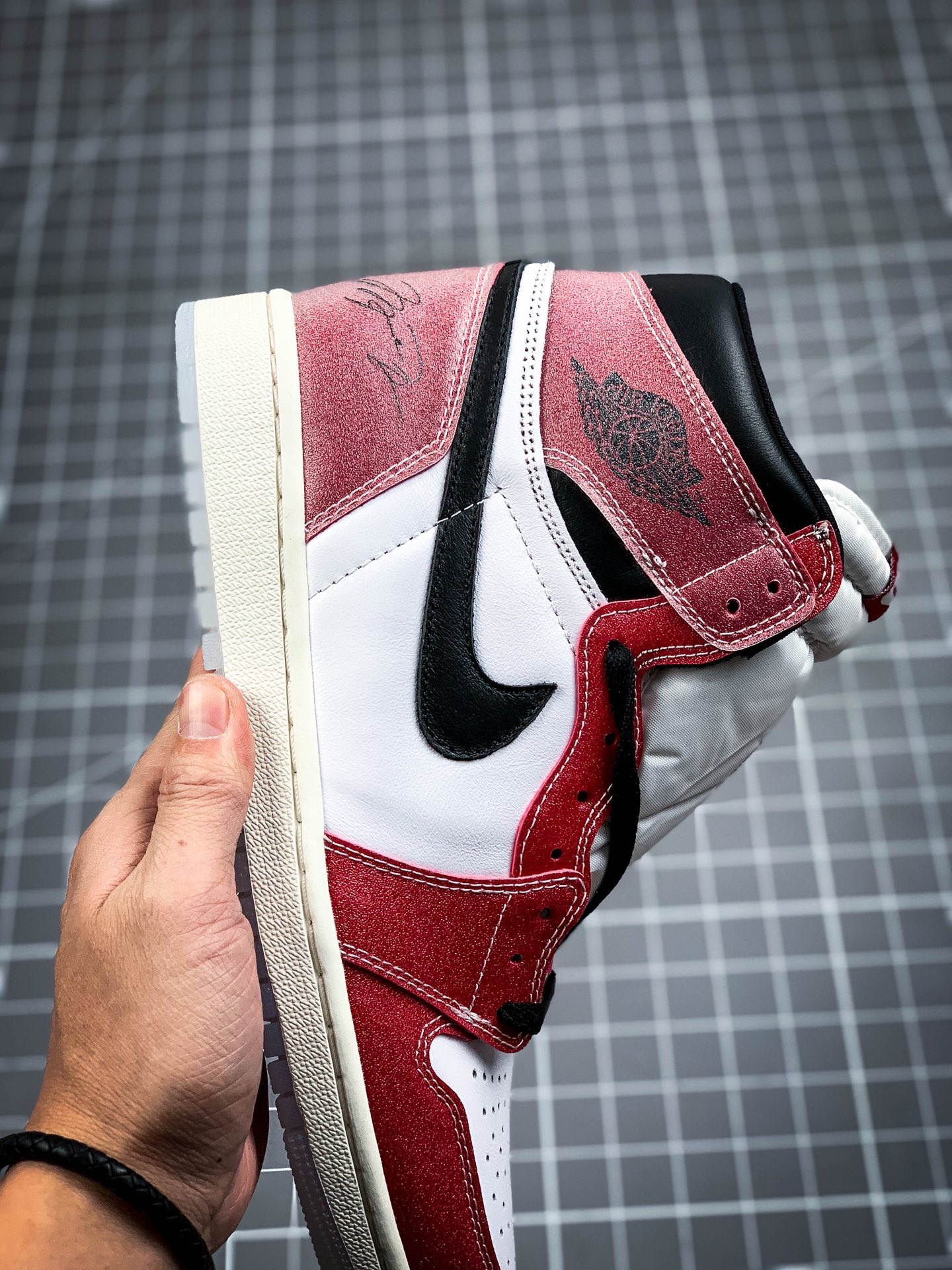 320 全新芝加哥配色 Air Jordan 1 HIGH AJ1 乔一高帮 DA2728-100