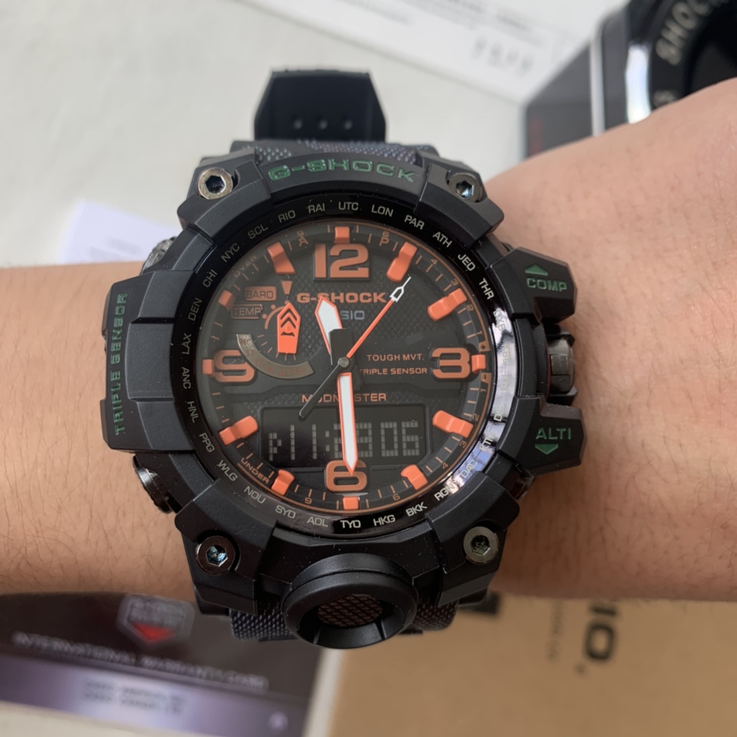 Casio envío incluido, Gran Rey del Barro No.4 negro y naranja, fotos reales