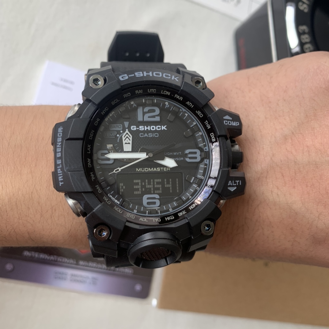 Casio envío incluido, Gran Rey del Barro No.3 todo negro, fotos reales